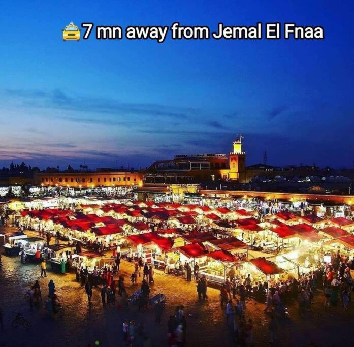 Apartament Plein Centre Marrakech, Grand Balcon Filant Marrakesz Zewnętrze zdjęcie